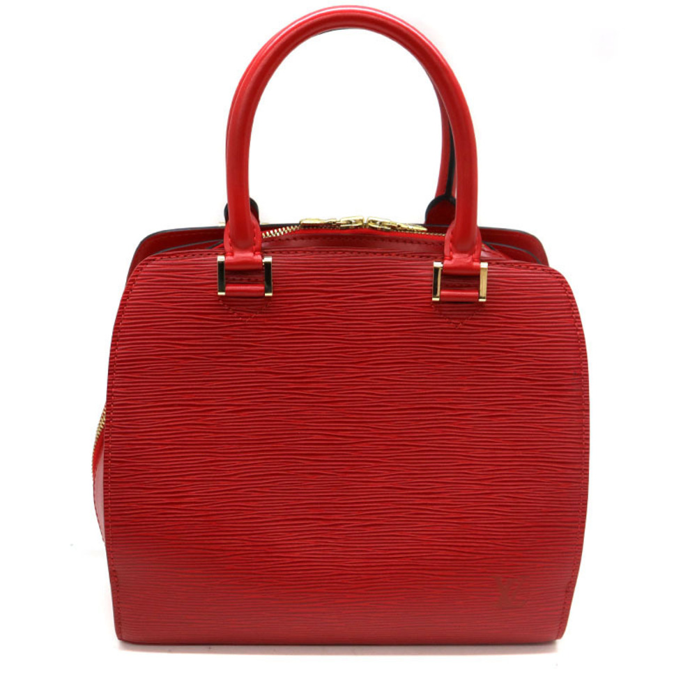 LOUIS VUITTON Pont Neuf Handbag Epi Leather Red Bag LV